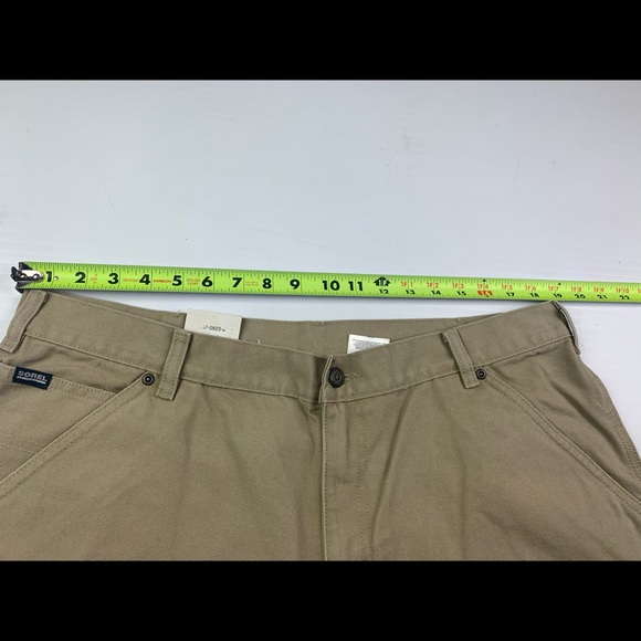 SOREL Workwear Relaxed Fit Men Reinforced Carpenter Triple Needle Jeans Sz 38x30 - Picture 6 of 9